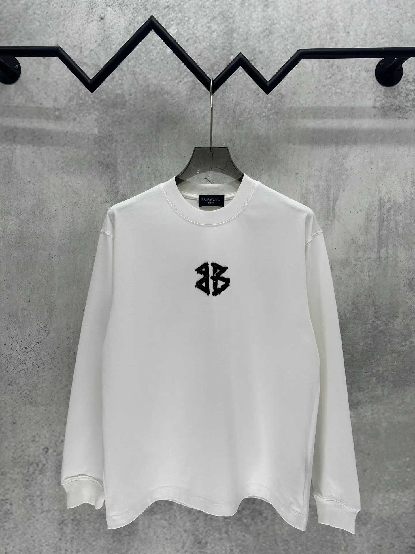 120💰 Balenciaga 2026ss 380g Versatile Same Style -Size：S M L XL -Color：Black